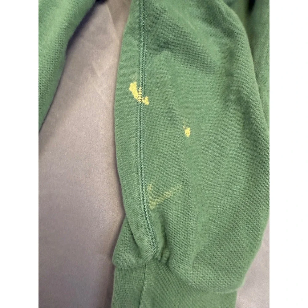 Nike WNBA Hoodie Mens Large Green‎ Yellow Basketball Graphic Pullover Sweatshirt